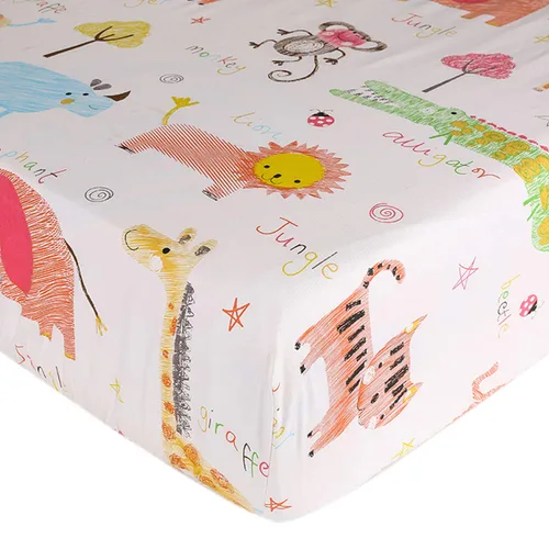 Miniatura 8 de UOMNY Sábana de Cuna Blanca Sábanas Ajustables para Cuna Sábana de Bebé para Colchones Estándar de Cuna y Niños Pequeños Sábana de Ropa de Cama