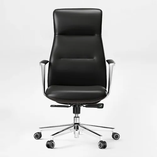 Miniatura 9 de EUREKA ERGONOMIC Royal Slim Silla Ejecutiva de Respaldo Alto de Cuero Negro para Oficina, Silla de Escritorio para el Hogar para Adultos, Grande