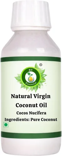Miniatura 11 de R V Essential Aceite de coco virgen extra natural 10.1 fl oz (10oz)- Cocos Nucifera (100% puro y natural prensado en frío)