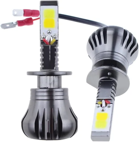 Miniatura 8 de Switchback - Bombillas LED estroboscópicas de destello blancas y rosa púrpura H1 súper brillantes, luz antiniebla o luces de conducción diurna