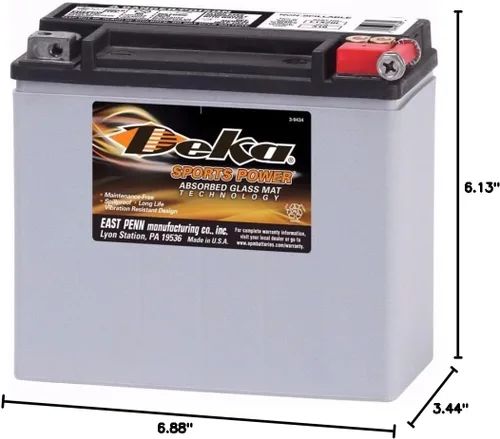 Miniatura 2 de Deka Power Sports ETX20L batería