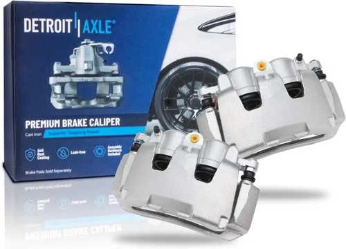 Miniatura 121 de Detroit Axle - Pinza de freno trasera izquierda para Chevrolet Equinox Captiva Sport GMC Terrain Saturn Vue Pontiac Torrent Pinza de freno lateral