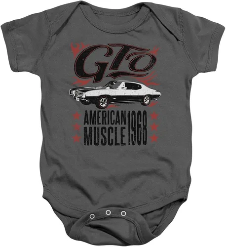 Miniatura 2 de Sons of Gotham Pontiac GTO Flames Baby Bodysuit