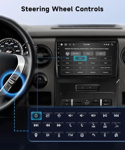 Miniatura 5 de Radio de Coche 8Core 4+64G para Ford F150 2009 2010 2011 2012 Carplay Inalámbrico Android Auto, Radio IPS de 9", Android/GPS WiFi/32EQ