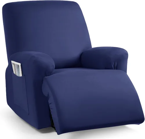 Miniatura 46 de TAOCOCO Funda para sofá reclinable, 3 piezas de fundas de tela de poliéster elástica para sofá reclinable de 3 asientos, protector de muebles suave