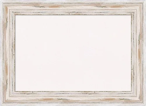 Miniatura 103 de Amanti Art Tablero de corcho blanco para pared (32 x 24) con marco de madera blanco blanco y blanco, tablero de corcho mediano para oficina, tablero