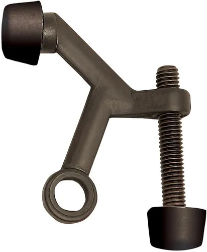 Miniatura 2 de Design House 181792 Topes de puerta ajustables, pasador de bisagra, protector de pared con punta de goma, bronce aceitado, paquete de 5 Oil Rubbed