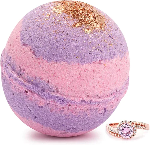 Miniatura 8 de Ivy & Bauble Bombas de baño hechas a mano con aroma de bastón de caramelo con anillo sorpresa, regalo de Navidad en el interior para mujer