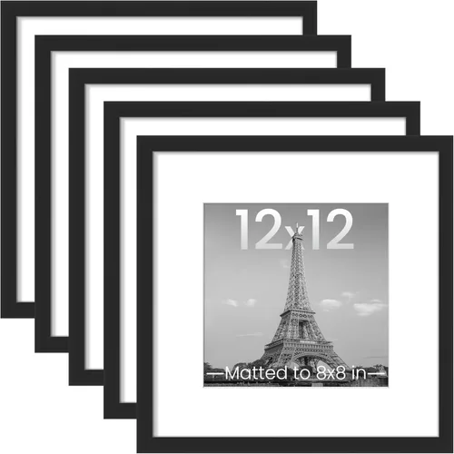 Miniatura 19 de upsimples - Portarretratos de 11 x 14 para galería de fotografías. Marcos para fotos de 8 x 10 pulgadas con paspartú o de 11 x 14 pulgadas sin Dorado
