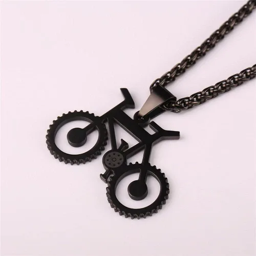 Miniatura 5 de U7 Punk Necklaces Stainless Steel 18K Gold Plated Large Hip Hop DaggerKnifeSwordSteampunk GearLarge Razor Blade Pendant Necklace for Men Women