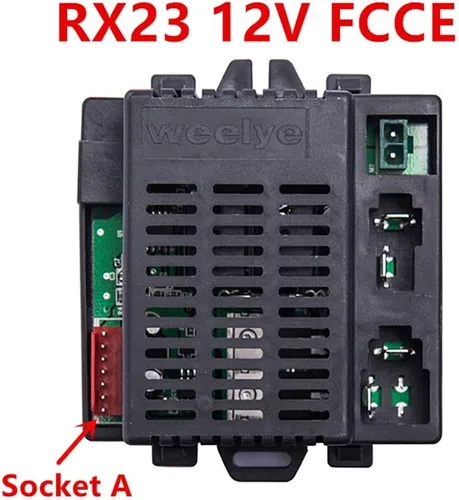 Miniatura 3 de RX23 12V 2.4G Control remoto Bluetooth y receptor, para niños, caja de control, accesorios de placa base, piezas de repuesto para automóvil