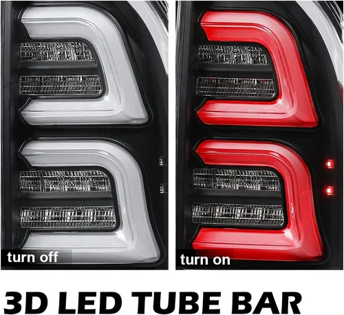 Miniatura 7 de G-PLUS Luces traseras LED montaje de la lámpara de freno trasero tubo bar Fit Toyota Tacoma 2005-2015 luces traseras de estacionamiento cromo