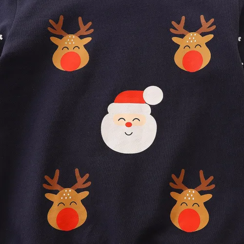 Miniatura 4 de Bumeex Sudadera de manga larga con cuello redondo de algodón para bebé niño pequeño 1-7T