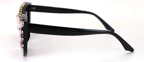 Miniatura 3 de Gafas de sol retro Cateye para mujer protección UV400 ojo de gato brillantes M