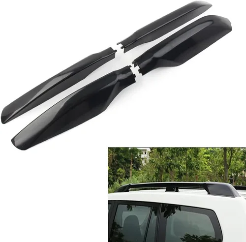 Miniatura 4 de Rieles de techo negro Cubierta de protección para Toyota Land Cruiser Prado FJ150 2010-2018