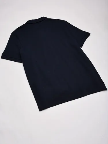 Miniatura 4 de Nautica Polo de piqué de algodón sólido de manga corta para hombre