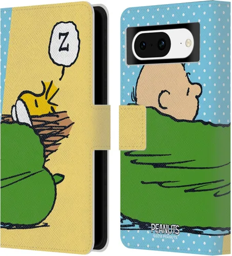Miniatura 68 de Head Case Designs Officially Licensed Peanuts Snoopy & Woodstock 2 Halfs and Laughs Leather Wallet Case Compatible with Google Pixel 8 Snoopy