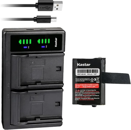 Miniatura 8 de Kastar Cargador de batería USB M53617 LTD2 compatible con Motorola TLKR T40 TLKR T41 TLKR T50 TLKR T61 TLKR T80 TLKR T81 T100 T100TP TLKR T80 Extreme