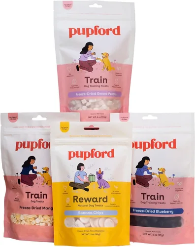 Miniatura 6 de Pupford Golosinas de entrenamiento liofilizadas para perros y cachorros, más de 1800 bocados de ingredientes limitados