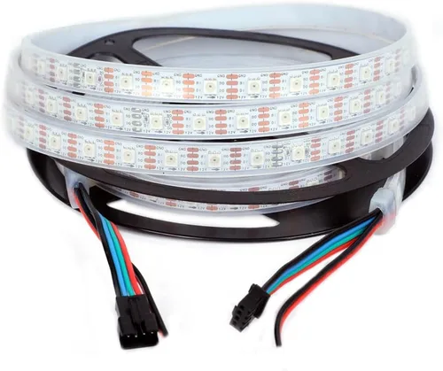 Miniatura 9 de WS2812B - Tira de LED de 12 V WS2815 (WS2812B actualizado) con luz direccionable individualmente, tira de LED programable con conectores JST-SM de 4