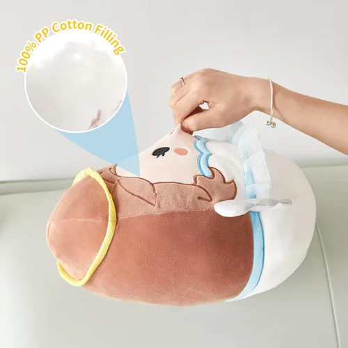 Miniatura 2 de BSTAOFY Lindo ángel de peluche suave con alas y colección Halo Squishy Angel de peluche de San Valentín, regalo de Navidad y cumpleaños para niños