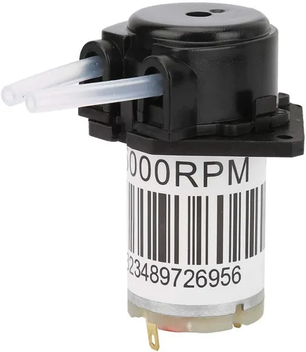 Bomba peristáltica miniatura DC6V Bomba dosificadora de líquidos autocebado silencioso para uso analítico de laboratorio con identificación de tubo