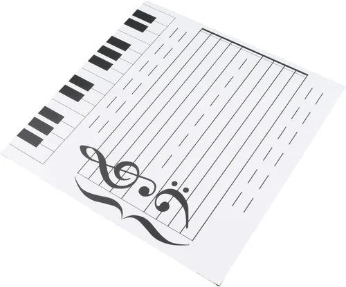 Miniatura 4 de Pizarra magnética de borrado en seco para profesores de música y piano, pequeña pizarra blanca para enseñanza
