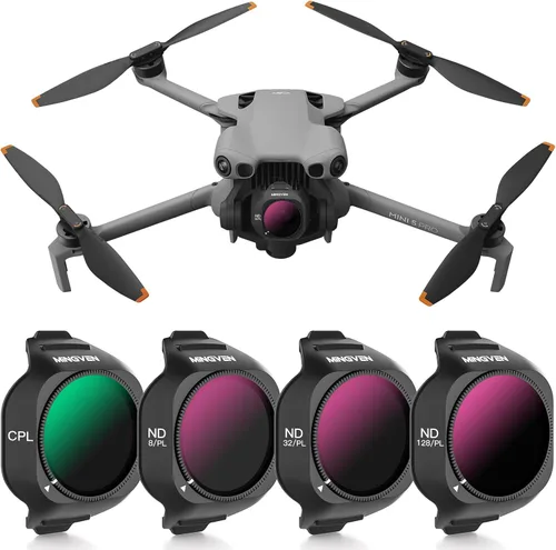 Miniatura 7 de Juego de filtros Mini 4 Pro ND/PL, 6 unidades (CPL, ND8/PL, ND16/PL, ND32/PL, ND64/PL, ND256/PL) Filtro de densidad neutra compatible con DJI Mini 4
