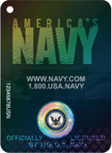 Miniatura 2 de zerogravitee Sudadera con capucha Proud Navy Dad en azul marino