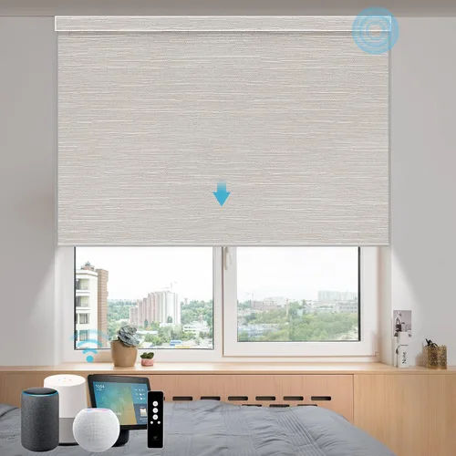 Miniatura 24 de SmartWings Persianas motorizadas con control remoto para ventanas, persianas enrollables Matter 100% opacas, automáticas, eléctricas inteligentes