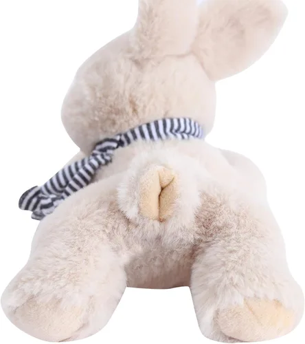 Miniatura 3 de Dilly Dudu - Conejo de peluche beige, adorable regalo, de 6 pulgadas