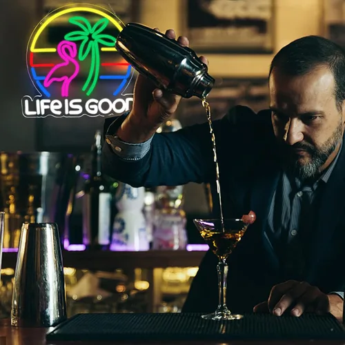 Miniatura 6 de Letreros de Neón de Cerveza para Decoración de Pared Luces de Neón para Dormitorio Letreros LED Adecuados para Cueva de Hombre Bar Pub Restaurante
