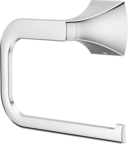 Miniatura 22 de Soporte de papel higiénico Pfister Bruxie, soporte de rollo de papel higiénico para baño, montado en la pared, con tornillos, acabado negro mate