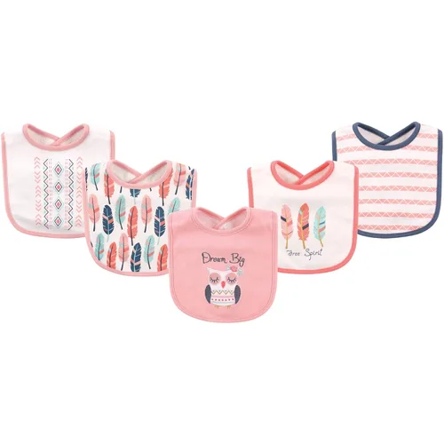 Miniatura 24 de Hudson - Babero unisex de algodón para bebé, baberos de algodón, talla única , Cactus rosa