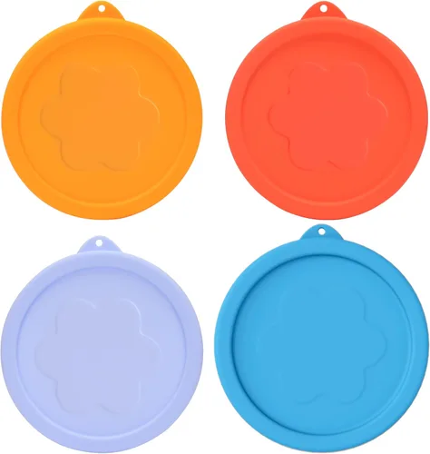 Miniatura 8 de LUVCOSY - Tapas redondas de silicona de repuesto de 1 taza, 2 tazas, 4 tazas para tazones de vidrio Pyrex 7202-PC, 7200-PC, 7201-PC, paquete de 6