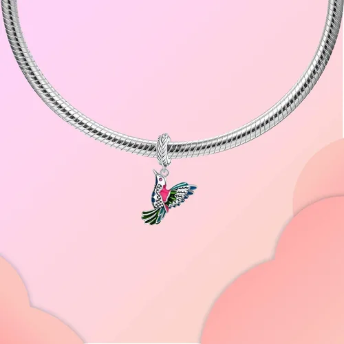 Miniatura 221 de LUXILLA Abalorio de plata de ley 925 para madre, hija, abuela, para familia, amor, madre, hija, abuela, para pulseras, collares, dijes, abalorios