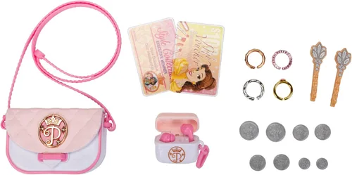 Miniatura 4 de Colección de Estilo Disney Princess Bolso - Bolso Pequeño y Elegante A de Juego de Simulación - Mini Bolso de Vinilo Suave para Niñas de 3 Años