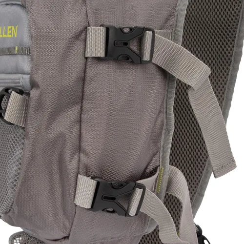 Miniatura 13 de Allen Company Cedar Creek Fly Fishing Sling Pack - Fits up to 4 Tackle/Fly Boxes and Other Accessories - Gray/Lime and Olive Green