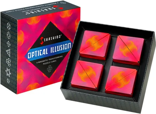 Miniatura 18 de SHASHIBO Anti Stress Cube - Award-Winning and Patented Infinity Cube with 36 Rare Earth Magnets - Extraordinary 3D Infinity Cube - Transforms into