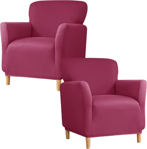 Miniatura 47 de Fundas de jacquard para sillón de banquete, fundas suaves para sillón, fundas elásticas de 1 pieza para sala de estar, funda antideslizante