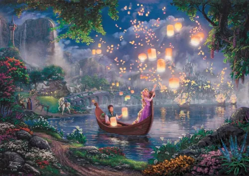 Miniatura 22 de MIGHTYPRINT Disney – La Bella Durmiente – Princesa Aurora y el Príncipe Felipe – Arte de pared duradero de 24 x 17 pulgadas – No hecho de papel
