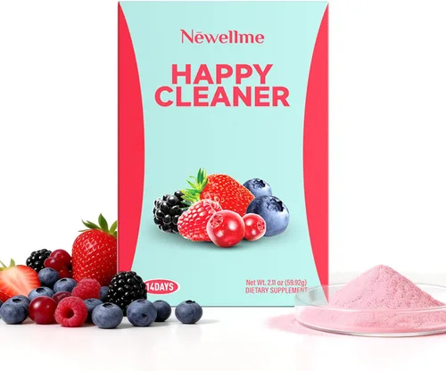 Miniatura 11 de NEWELLME Happy Cleaner Super Greens Powder – Mezcla de bebida de sandía sin azúcar con clorella y espirulina, vegano, sin OGM, 14 paquetes
