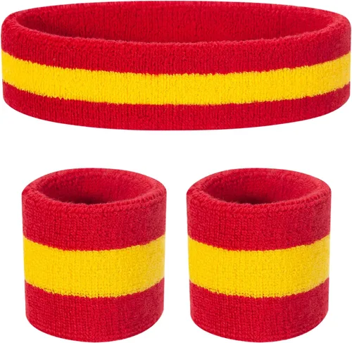 Miniatura 56 de ONUPGO Juego de bandas para el sudor para niños pequeños, banda atlética de algodón para el sudor para niños, jóvenes y bebés