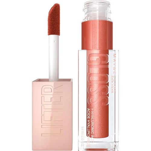 Miniatura 24 de Maybelline Lifter Gloss, Brillo de Labios Hidratante con Ácido Hialurónico, Alto Brillo para Labios Más Llenos, Perla, Perla Plateada Transparente