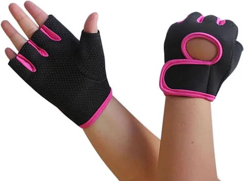 Miniatura 7 de Fakeface Guantes de entrenamiento fundamentales sin dedos Deporte Levantamiento de pesas Ciclismo Equitación Fitness Gimnasio Ejercicio Entrenamiento