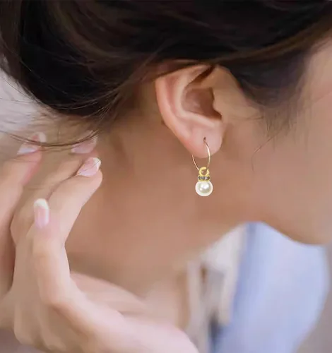 Miniatura 6 de Tupalizy 100 cuentas de perlas de 0.315 pulgadas con diamantes de imitación para hacer joyas, aretes, pulseras, collares, llavero, accesorios