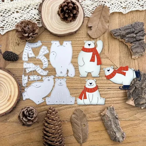 Miniatura 13 de Troqueles para álbumes de recortes, troqueles de corte de metal de cumpleaños para hacer tarjetas, plantilla de papel para manualidades, plantillas