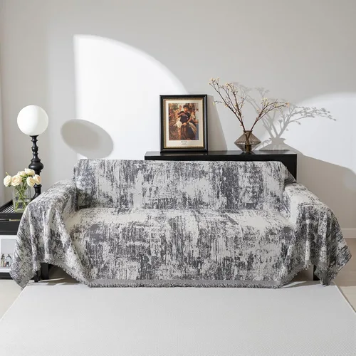 Miniatura 54 de MEETSKY Fundas para sofá modular de 3 cojines, lavables, mezcla de felpilla suave, protector de muebles, funda decorativa de estilo moderno