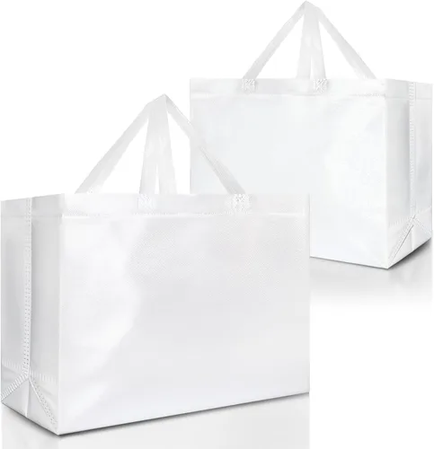 Miniatura 26 de Nush Nush Bolsas de regalo negras extragrandes – Juego de 12 bolsas de regalo reutilizables XL con asas – Bolsa de regalo ideal para regalos