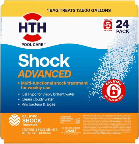 Miniatura 11 de HTH 52039 Pool Care Shock Ultra, químico para piscina, fórmula Cal Hypo (paquete de 1)